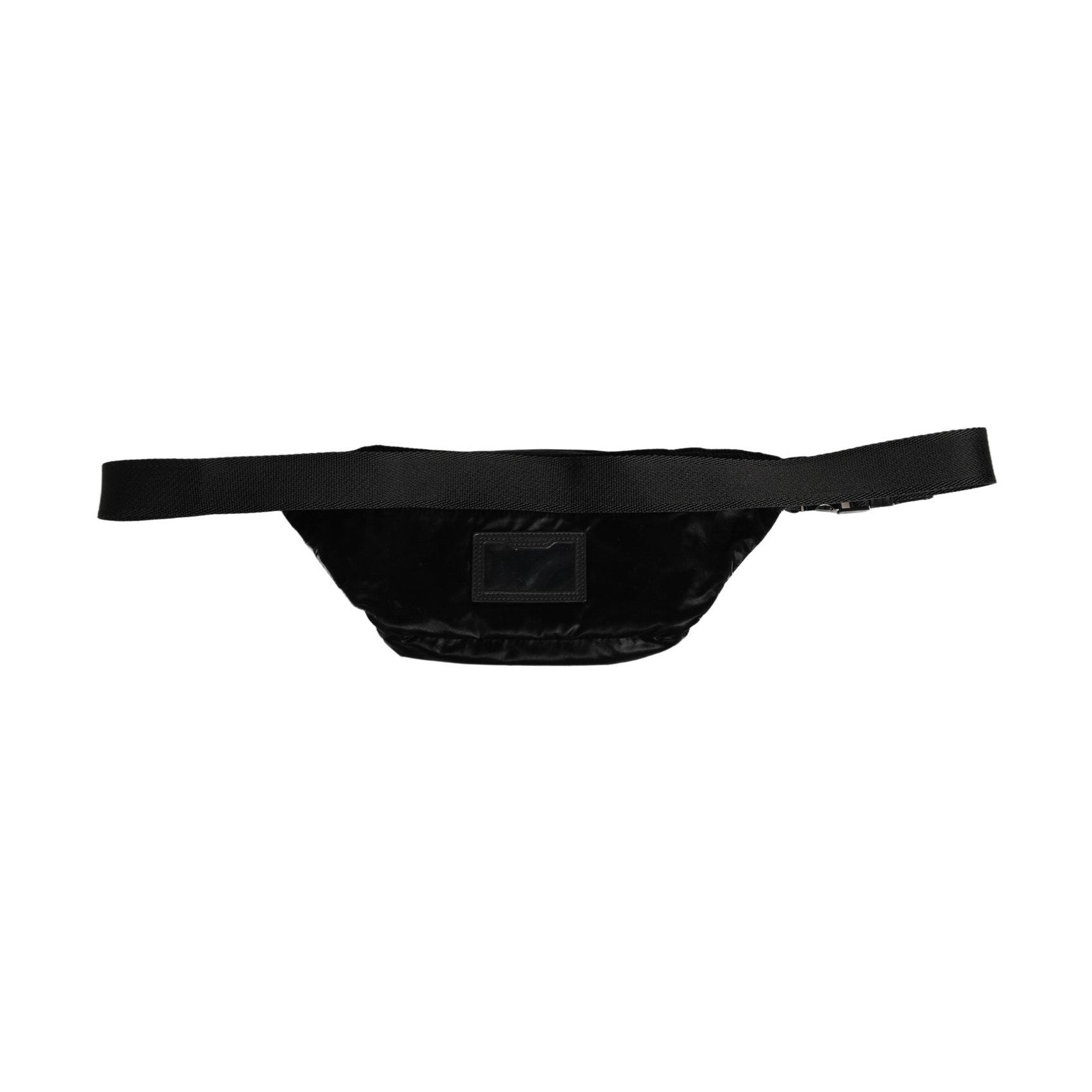 Dolce & Gabbana Black Nylon Brass Plate Bumbag Waist Fanny Pack Men Bag