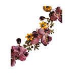Dolce & Gabbana Gold Brass Mix Fiori Flowers Crystal Chain Necklace