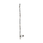 Dolce & Gabbana Silver Tone Chain Signature DG Logo Pendant Necklace