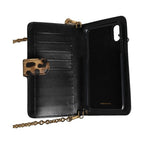 Dolce & Gabbana Flip Cover Brown Leopard Crystal iPhone X - XS Case