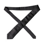 Dolce & Gabbana Brown Logo Embroidery Silk Adjustable Men Necktie Tie
