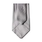 Dolce & Gabbana Gray Satin 100% Silk Adjustable Men Tied Necktie Tie