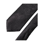 Dolce & Gabbana Black Floral Brocade Silk Adjustable Men Tied Necktie Tie