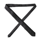 Dolce & Gabbana Black Solid 100% Silk Adjustable Men Tied Necktie Tie