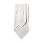 Dolce & Gabbana White Solid Silk Blend Adjustable Men Tied Necktie Tie