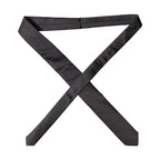 Dolce & Gabbana Black Solid 100% Silk Adjustable Men Tied Necktie Tie