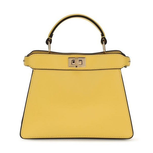 Fendi Bicolor Calf Leather Bos Taurus Handbag