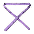 Dolce & Gabbana Purple Solid 100% Silk Adjustable Men Tied Necktie Tie