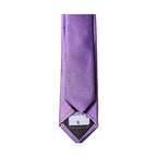 Dolce & Gabbana Purple Solid 100% Silk Adjustable Men Tied Necktie Tie