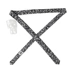 Dolce & Gabbana Black Trumpet Print Silk Adjustable Men Tied Necktie Tie