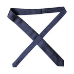 Dolce & Gabbana Navy Blue Solid 100% Silk Adjustable Men Necktie Tie