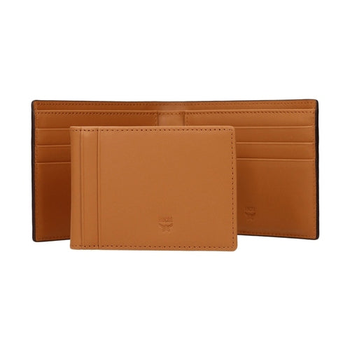 MCM Brown Fabric Wallet