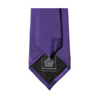 Dolce & Gabbana Purple DG Logo Monogram Silk Adjustable Men Necktie Tie