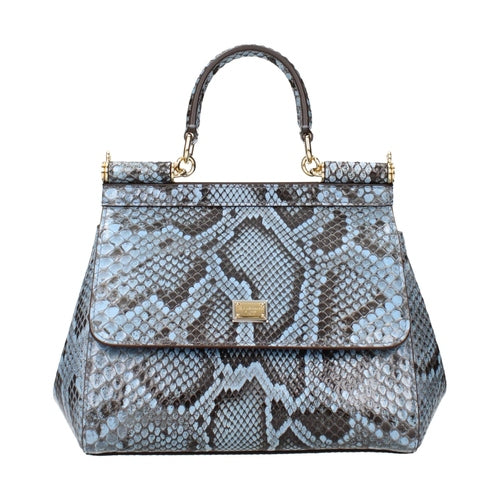 Dolce & Gabbana Light Blue Skin Handbag