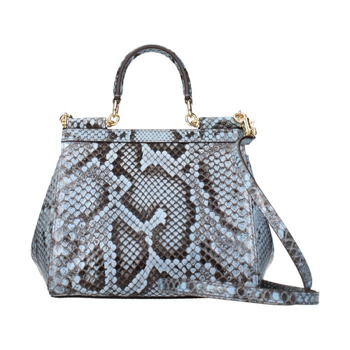 Dolce & Gabbana Light Blue Skin Handbag