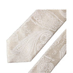 Dolce & Gabbana Off White Floral Silk Adjustable Men Tied Necktie Tie