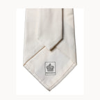 Dolce & Gabbana White Tattoo Floral Silk Adjustable Men Tied Necktie Tie