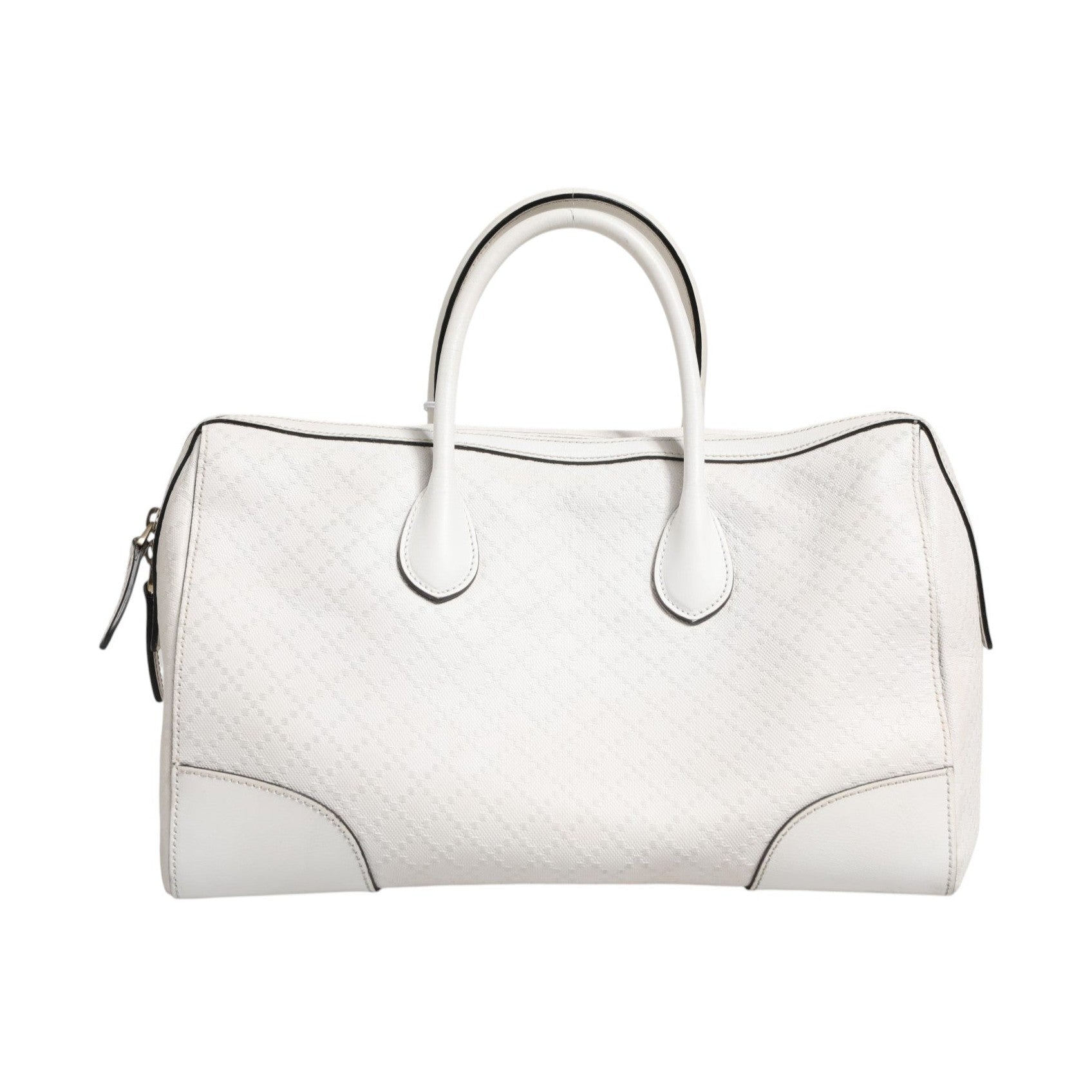 Gucci Medium Diamante Leather Boston Bag