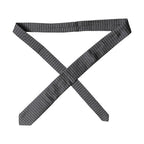 Dolce & Gabbana Black Geometric DG Silk Adjustable Men Tied Necktie Tie