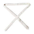Dolce & Gabbana Off White Solid 100% Silk Adjustable Men Tied Necktie Tie