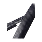 Dolce & Gabbana Black Solid Lamb Leather Adjustable Men Tied Necktie Tie