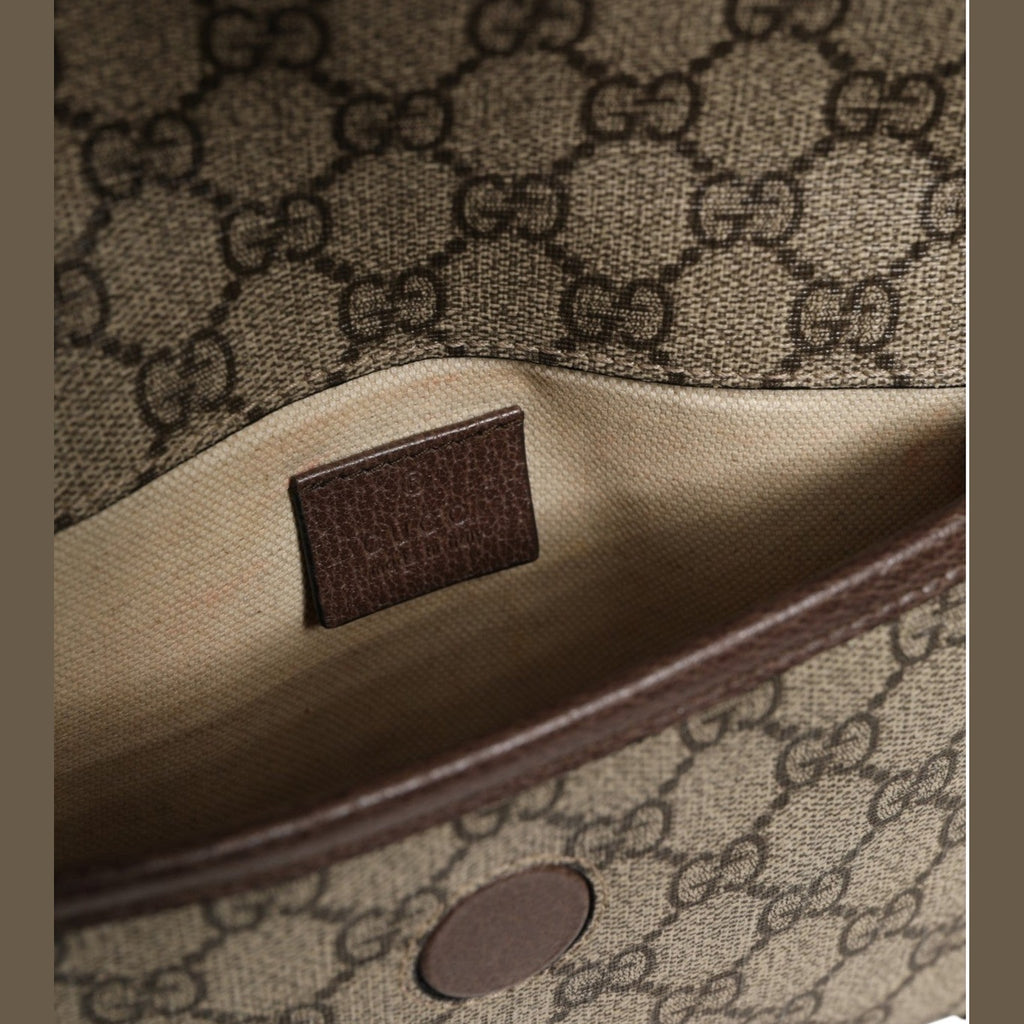 Gucci Supreme Monogram Neo Vintage Web Belt Bag