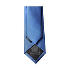 Dolce & Gabbana Blue Satin 100% Silk Adjustable Men Tied Necktie Tie