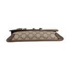 Gucci Supreme Monogram Neo Vintage Web Belt Bag Brown