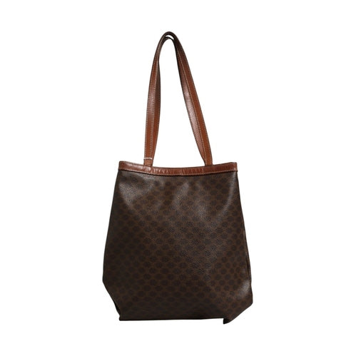Celine Macadam Canvas Shoulder Tote Bag
