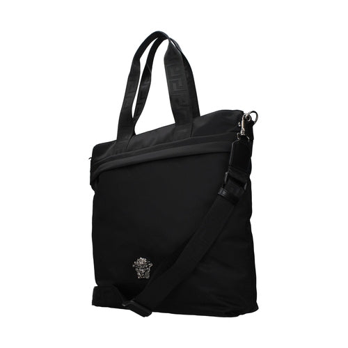 Versace Black Nylon Shoulder Bag