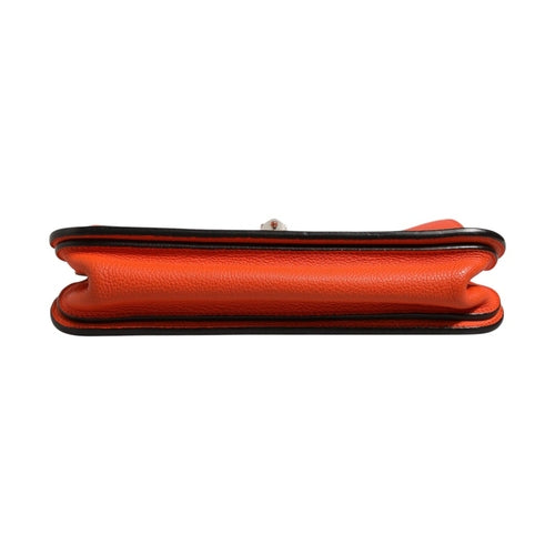 Gucci Jackie Soft Flap Shoulder Bag Leather Orange