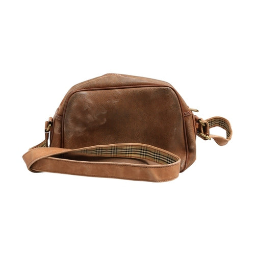 Burberry Brown and Gold Crossbody Bag