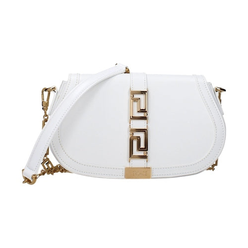 Versace White Leather Crossbody Bag