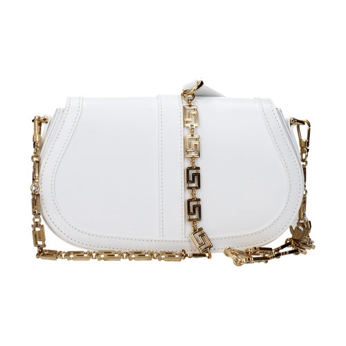 Versace White Leather Crossbody Bag