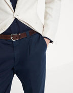 Brunello Cucinelli Natural Leather Regular Belt