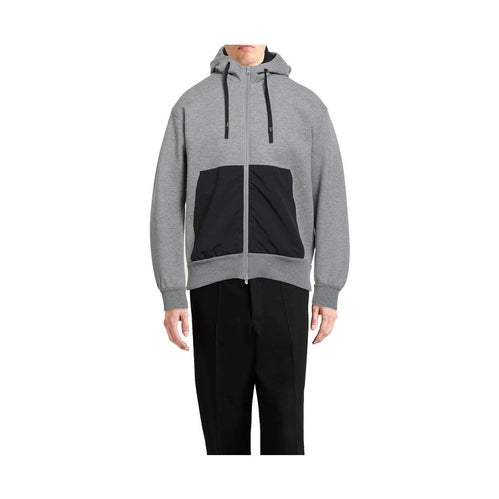 Herno Gray Cotton Sweatshirt