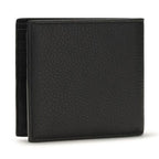 Saint Laurent Black Calf Leather Bos Taurus Wallet