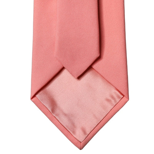 Dolce & Gabbana Coral Pink Polyester Adjustable Women Tied Necktie Tie