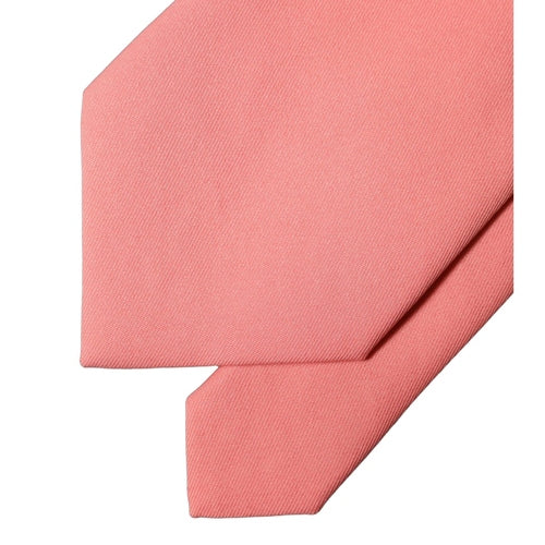 Dolce & Gabbana Coral Pink Polyester Adjustable Women Tied Necktie Tie