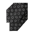 Dolce & Gabbana Black White Polka Dot Silk Adjustable Women Necktie Tie