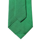 Dolce & Gabbana Green Solid Silk Cotton Adjustable Women Necktie Tie