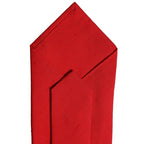 Dolce & Gabbana Red Solid Silk Cotton Adjustable Women Necktie Tie