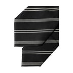 Dolce & Gabbana Black White Stripes Silk Adjustable Women Necktie Tie