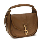 Burberry Brown Calf Leather Bos Taurus Shoulder Bag