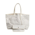 Saint Louis PM Tote Bag in Goyardine Canvas White