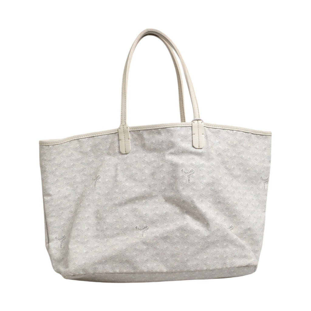 Saint Louis PM Tote Bag in Goyardine Canvas White