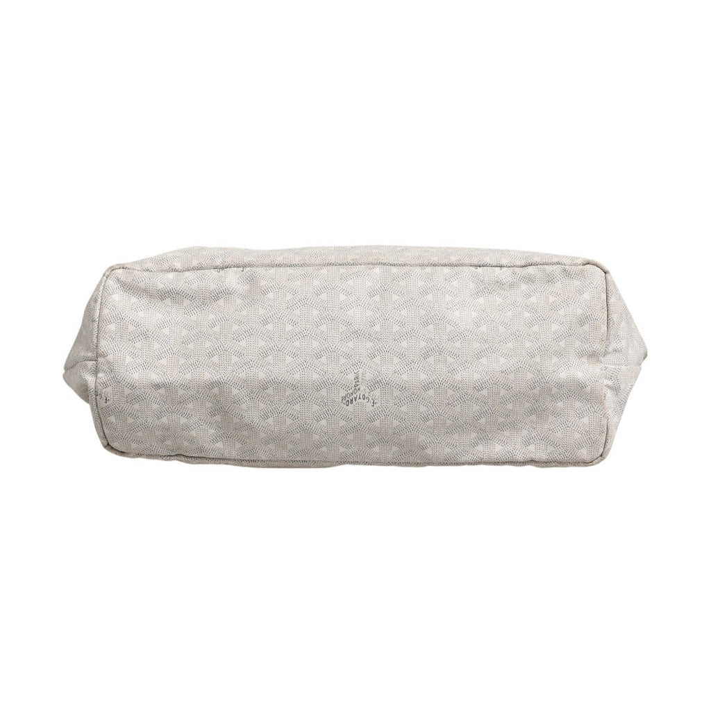 Saint Louis PM Tote Bag in Goyardine Canvas White