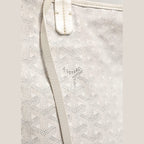 Saint Louis PM Tote Bag in Goyardine Canvas White