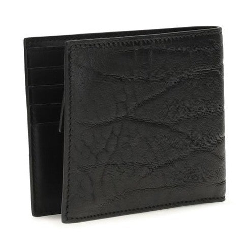 Ferragamo Black Lamb Ovis Aries Aries Wallet