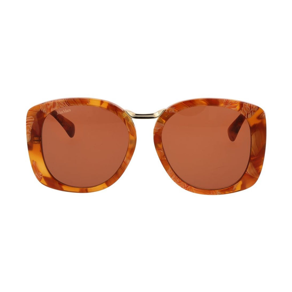 Max Mara Brown Acetate Sunglasses